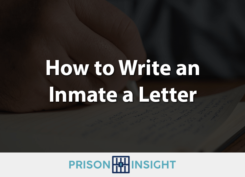 How to Write an Inmate a Letter - Inmate Lookup