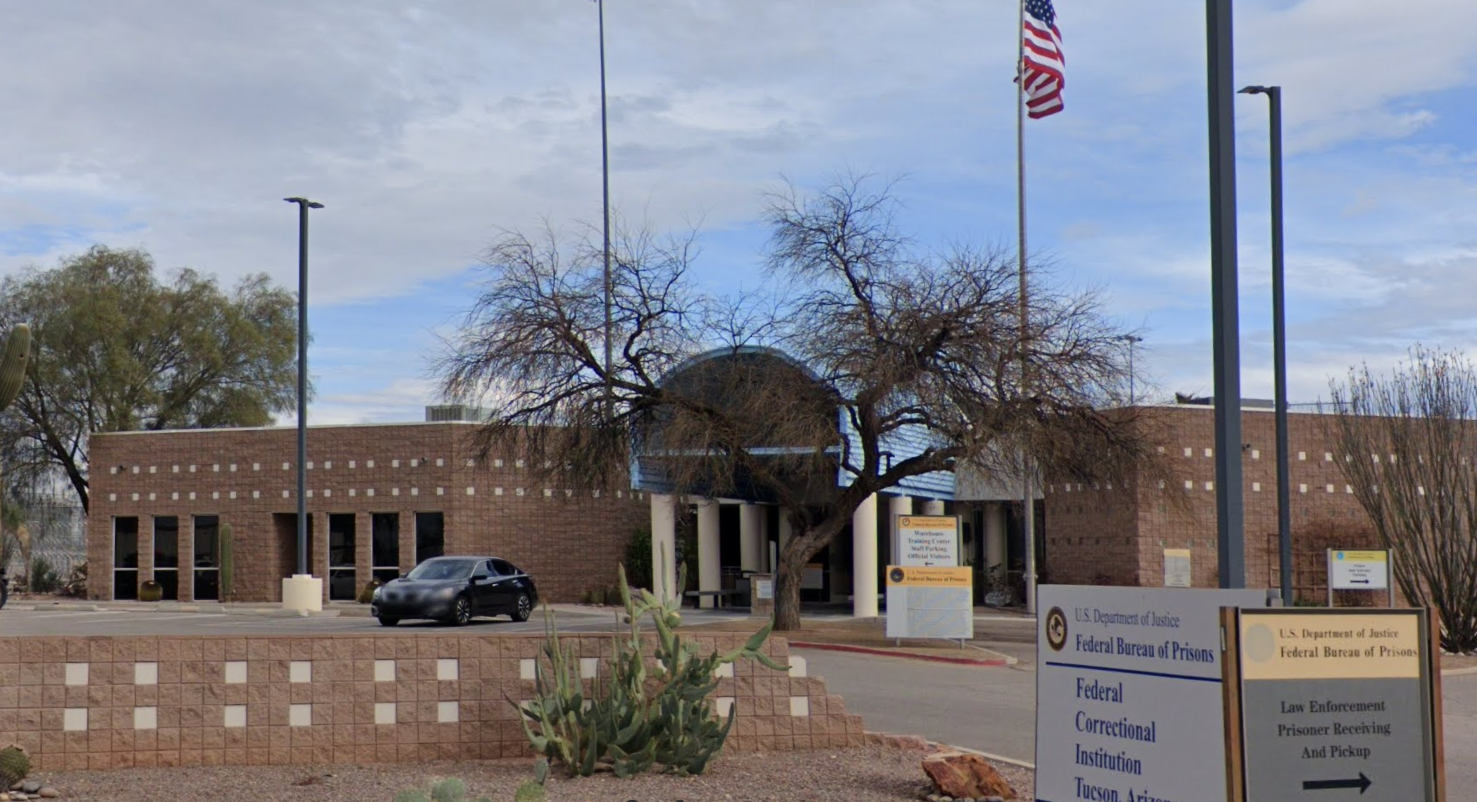 FCI Tucson. Derek Chauvin stabbing location