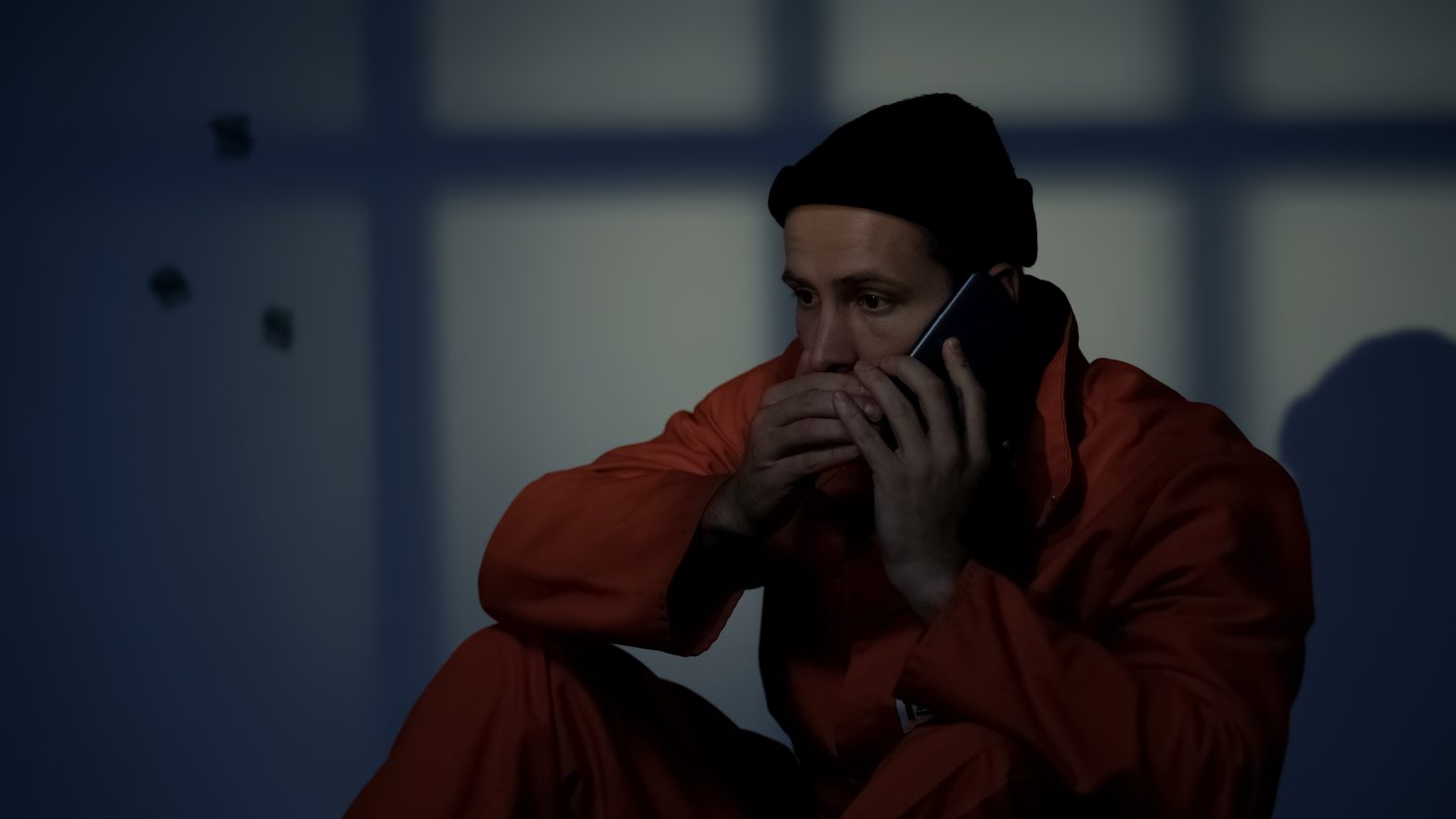 an imprisoned male making a phone call. | Ohio State Penitentiary - Brian Lumbus Jr.