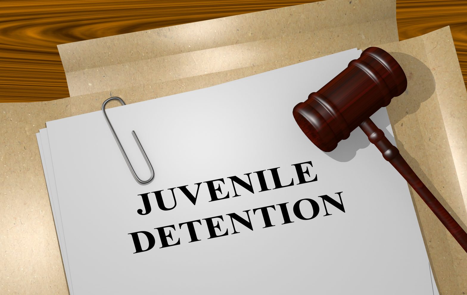 Text Juvenile Detention on a legal document. News -Emergency reopening of juvenile detention center in Westmoreland County after teens Braedon Dickinson and Robert Cogdell Escape