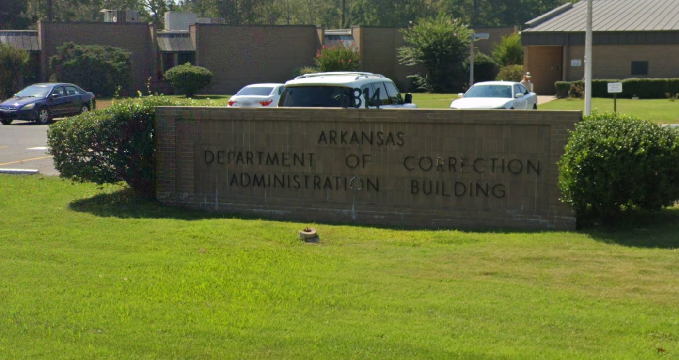 Arkansas Department of Correction Administration sign. News - Newly appointed Brandon Tollett set to serve on Arkansas Board of Corrections